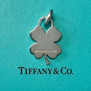 Tiffany Four Leaf Clover Charm/Pendant (bracelet/necklace). Lucky Irish Shamrock